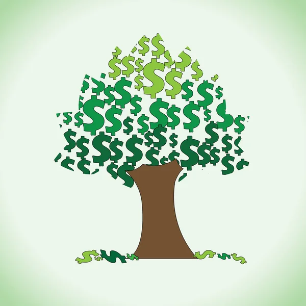 Büyük Doları ağaç clipart