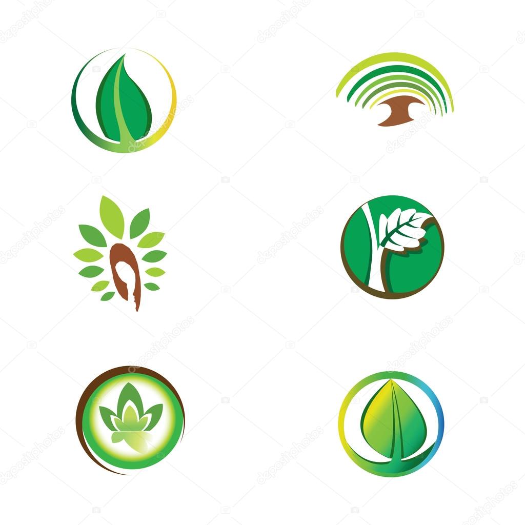 Logos - Green ecological system