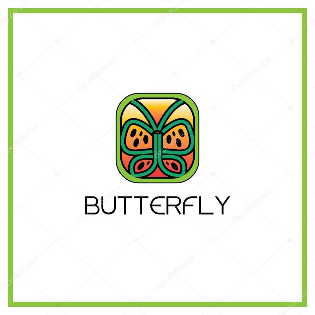 Logo of a butterfly