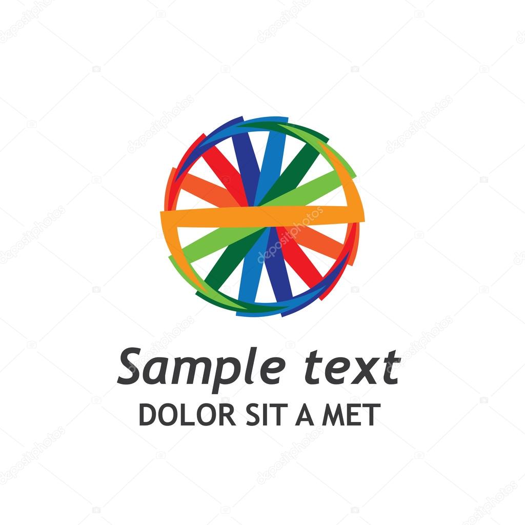 Wheel of colors logo