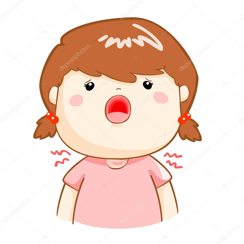 Ill girl sore throat cartoon vector Stock Vector Image by ©Onontour #89640492 Ill girl sore throat cartoon vector Stock Vector Image by ©Onontour #89640492