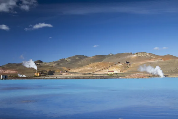 The Bjarnarflag Geothermal Power Station — Stock Photo, Image