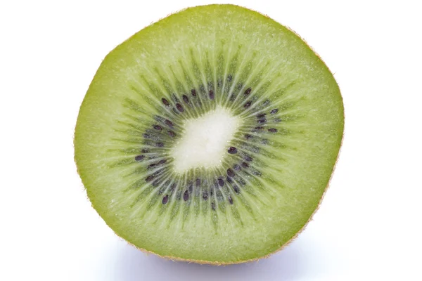 Felii de kiwifruit pe fundal alb — Fotografie, imagine de stoc