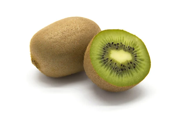 Kiwifruits na bílém pozadí — Stock fotografie