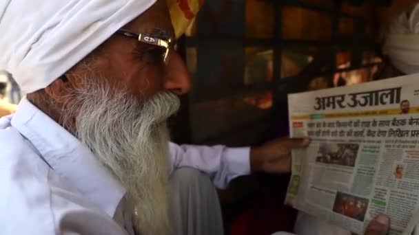 Farmers Protest Singhu Border Protesting New Farm Law Indian Government — Stock Video