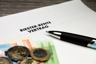Almanya'da özel emeklilik için bir sözleşme