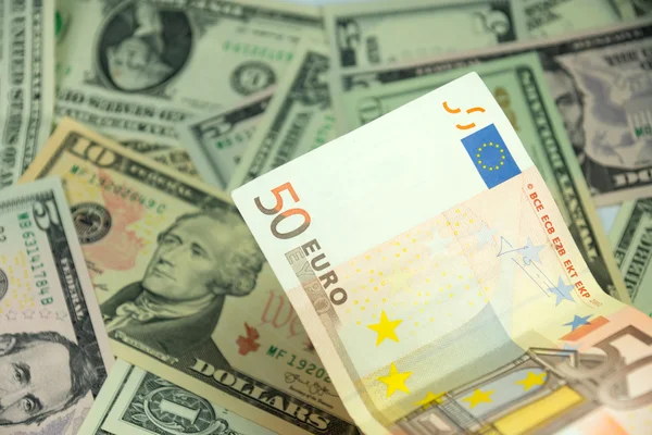 Valutahandel Euro Dollar — Stockfoto