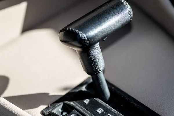 Selector lever of an automatic transmission in a car