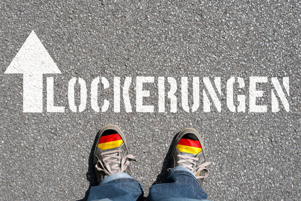 Deutschland und Lockerung des Lockdowns