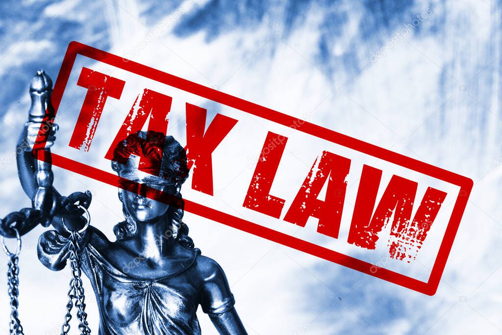Figure of Justitia tax law
