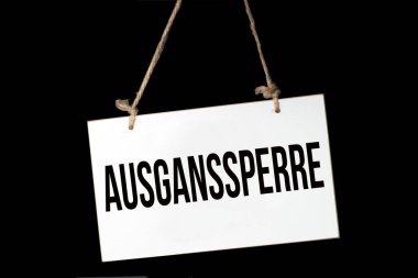 Covid-19 salgınından dolayı sokağa çıkma yasağı