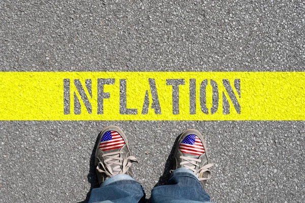 America Sta Affrontando Inflazione — Foto Stock