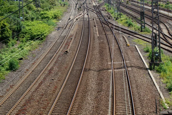 Järnvägsspår — Stockfoto