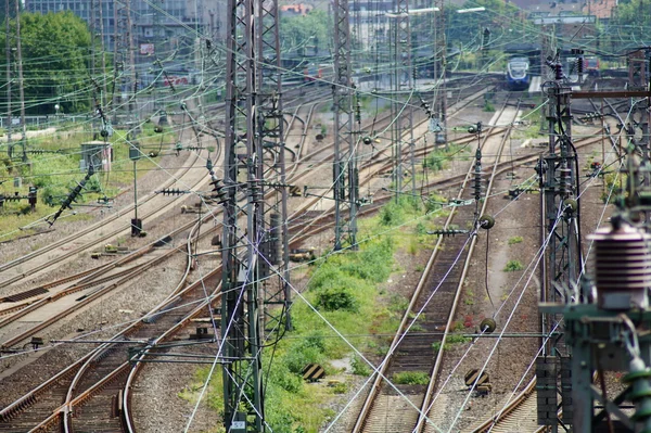 Railway line Stock Image