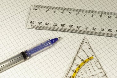 Okul matematik geometri malzemeleri