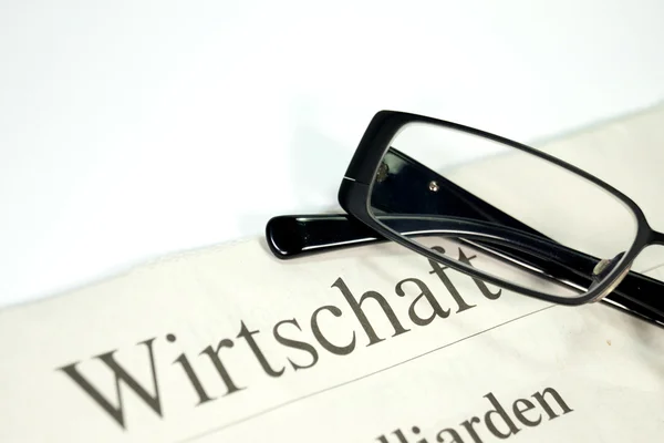 Wirtschaftszeitung — Stockfoto