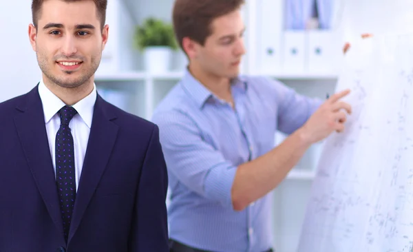 Business people talking on meeting at office — Stock Photo, Image