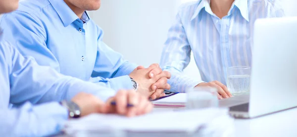 Business team discussing their project — Stock Photo, Image