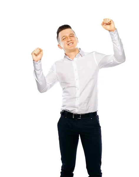 Portrait Of A  Business Man Isolated On White Background — Stock Photo, Image