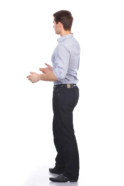 Business man isolated on white background — Stock Photo, Image