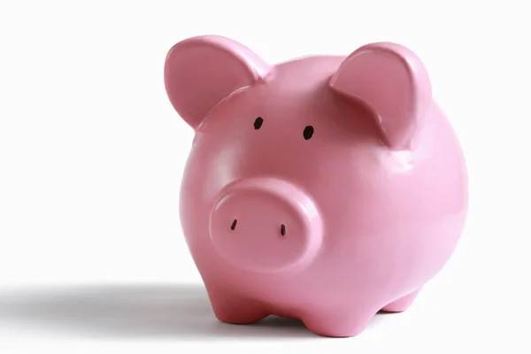 Piggy bank money box isolated on a white background. — Stock Photo, Image