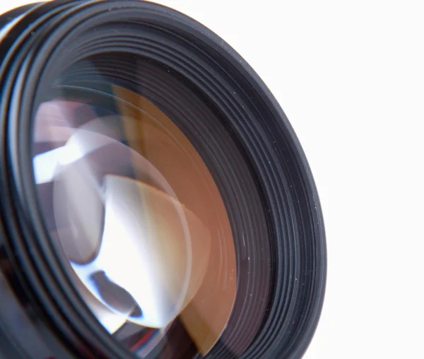 Camera lens, isolated on white background. — Stock Photo, Image
