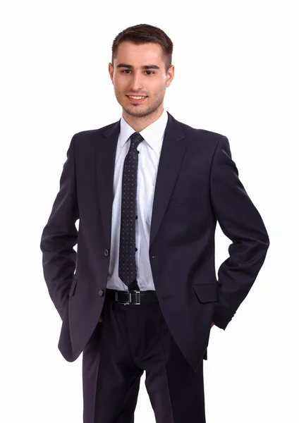 Portrait of young man isolated on white background Stock Picture