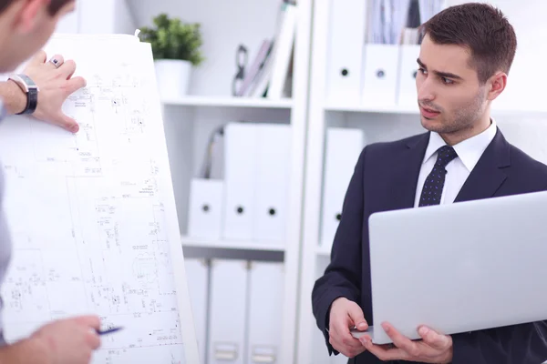 Business people talking on meeting at office — Stock Photo, Image