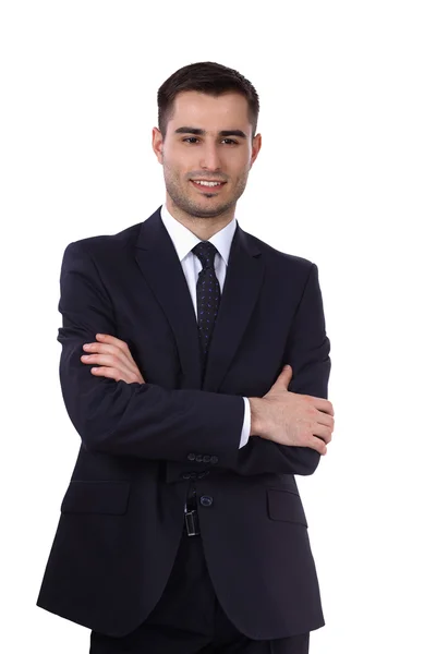 Portrait de jeune homme isolé sur fond blanc — Photo