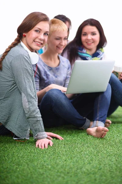 Groep van drie tiener meisjes. — Stockfoto