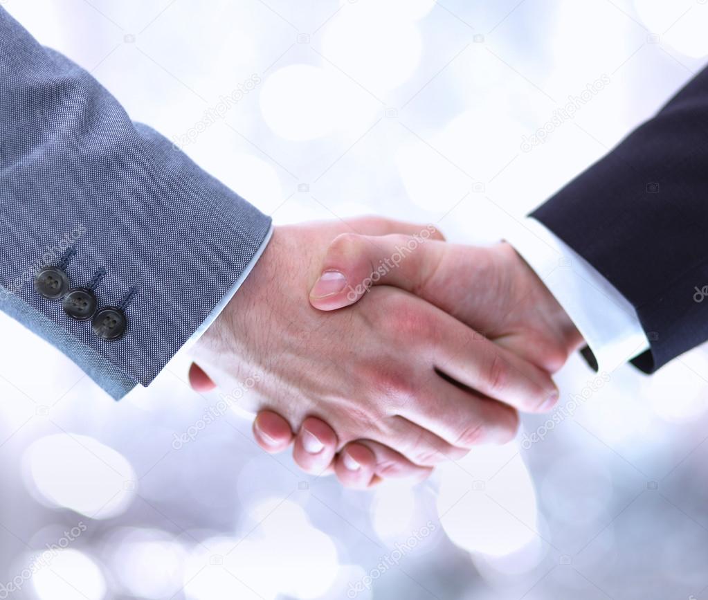 Business people handshake in the office