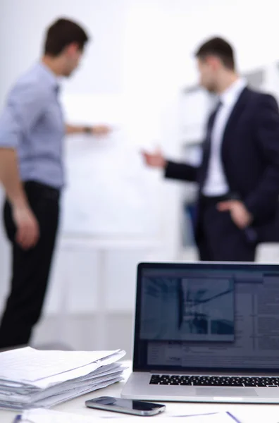 Business people talking on meeting at office — Stock Photo, Image