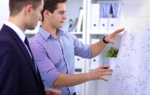 Business people talking on meeting at office — Stock Photo, Image