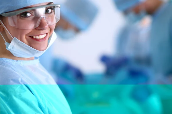 Young surgery team in the operating room — Stock Photo, Image