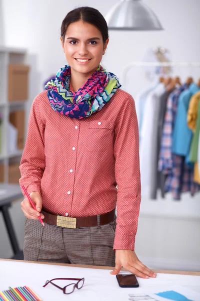 Clothes designer at work — Stock Photo, Image