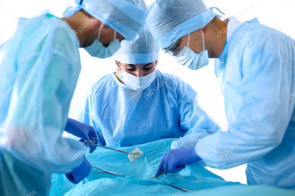 Surgery team in the operating room