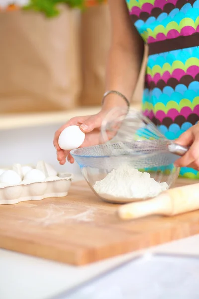 Bakken ingrediënten voor korstdeeg, plunjer — Stockfoto