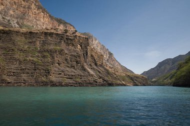 Dağıstan cumhuriyetindeki dağ manzarası