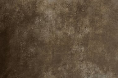 Kahverengi kirli duvar arkaplanı veya dokusu 