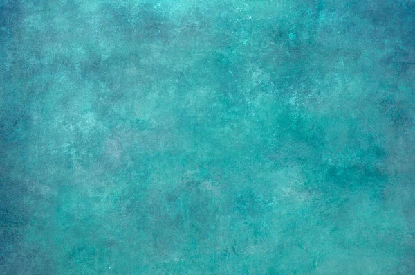 Fond Texture Murale Grunge Turquoise — Photo