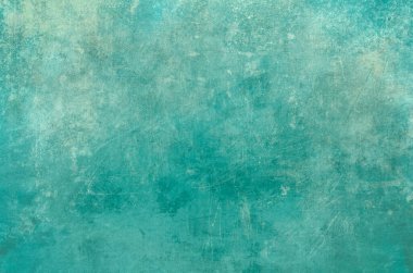 Eski turkuaz grunge arkaplanı veya dokusu 