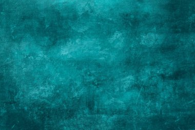 Teal grungy arkaplanı veya dokusu 