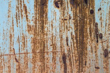 Aşınmış metal grunge dokusu kapat.