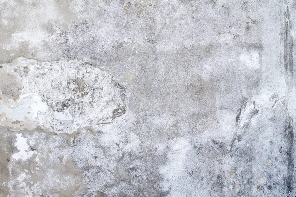 Oude Witte Betonnen Muur Grunge Achtergrond Textuur — Stockfoto