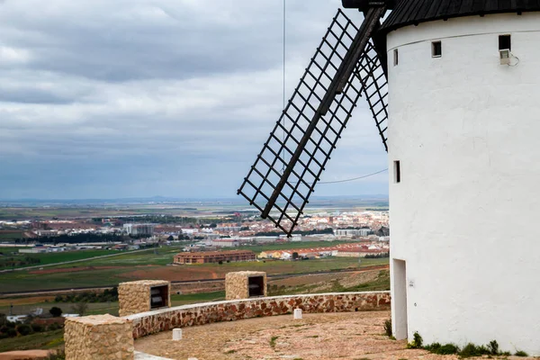 Molino Torre Tradicional Alcázar San Juan Castilla Mancha España — Foto de Stock