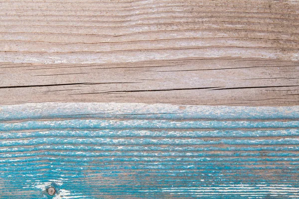 Stare Niebieskie Malowane Cierpiące Tekstury Drewniane — Zdjęcie stockowe