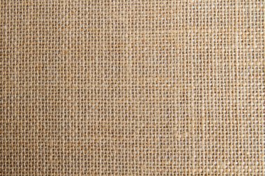 Jute hessian kumaşı. Yakın çekim.