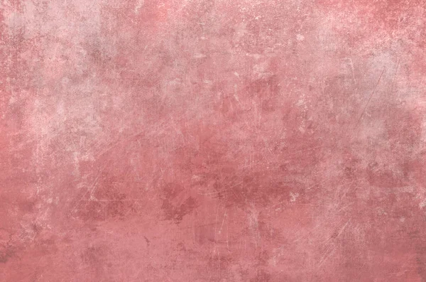 Old Scraped Pink Metal Wall Grunge Background Texture — Stock Photo, Image