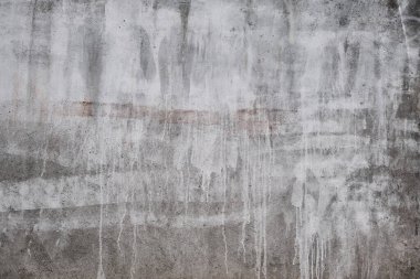 Beyaz boya damlayan beton duvar, grunge arkaplan veya doku