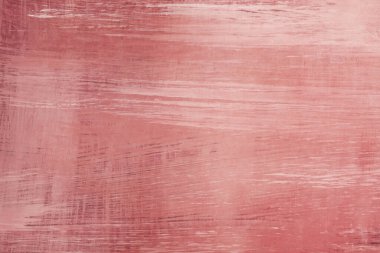Pembe boyalı sıkıntılı ahşap zemin, grunge arkaplan veya fırça darbeleriyle doku 
